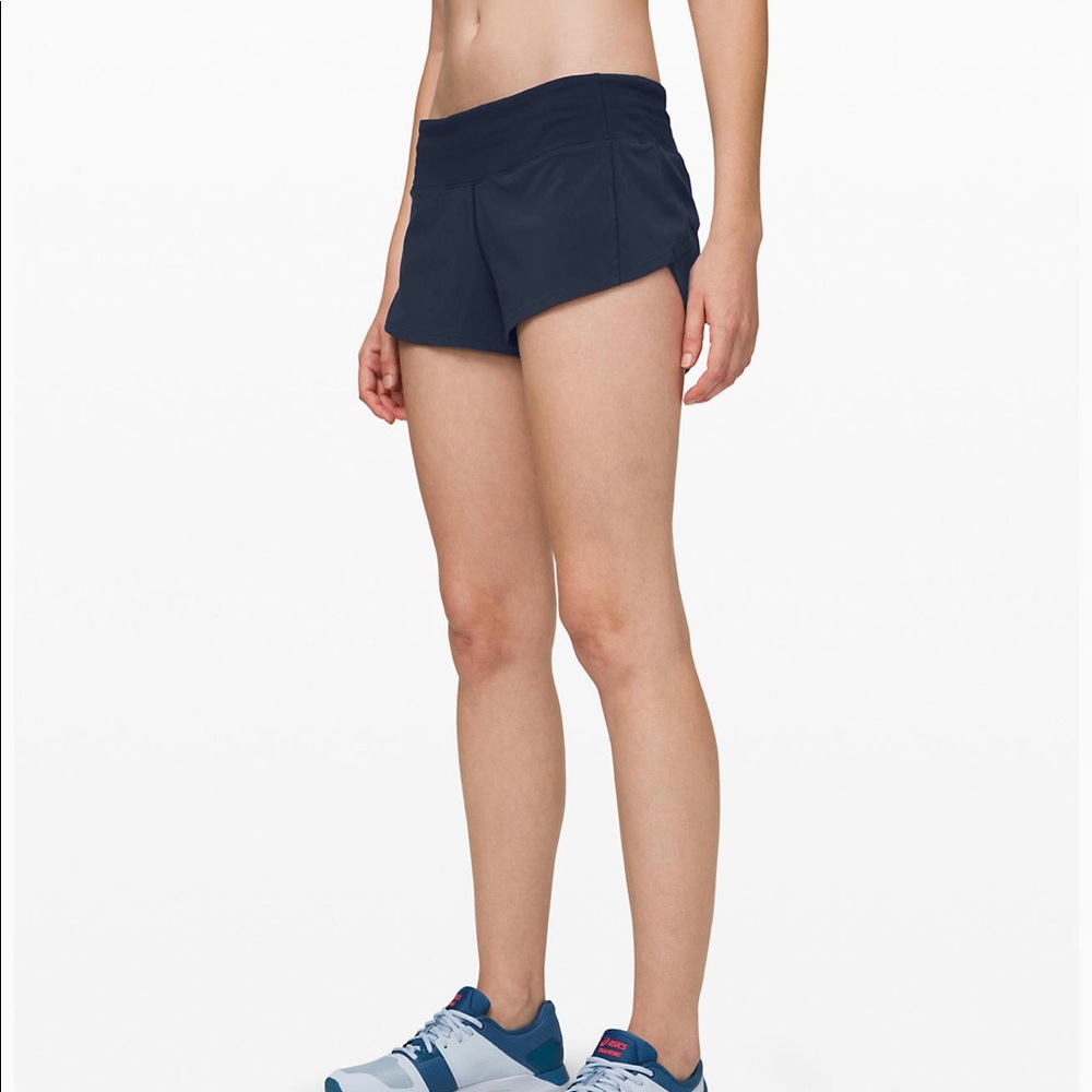 Lululemon blue shorts size 8